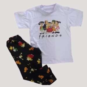 PIJAMA LARGA MANGA CORTA C/ GRAFICO NIÑO