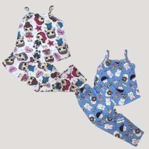 PIJAMA LARGA DE NIÑA